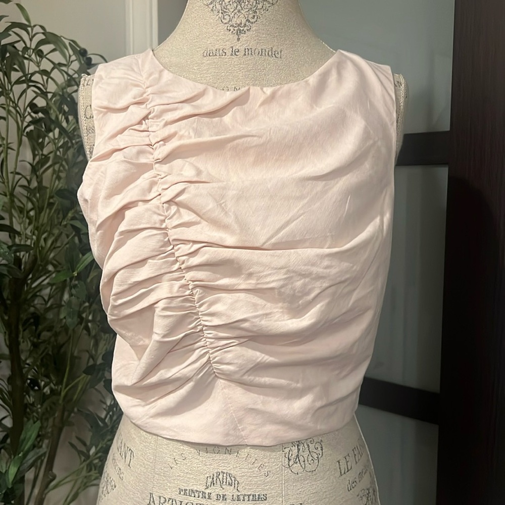 NWT Linen Blush Pink Top
